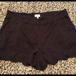 Crown & Ivy Scalloped Shorts